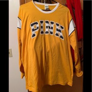 Victoria’s Secret PINK long sleeve campus tee